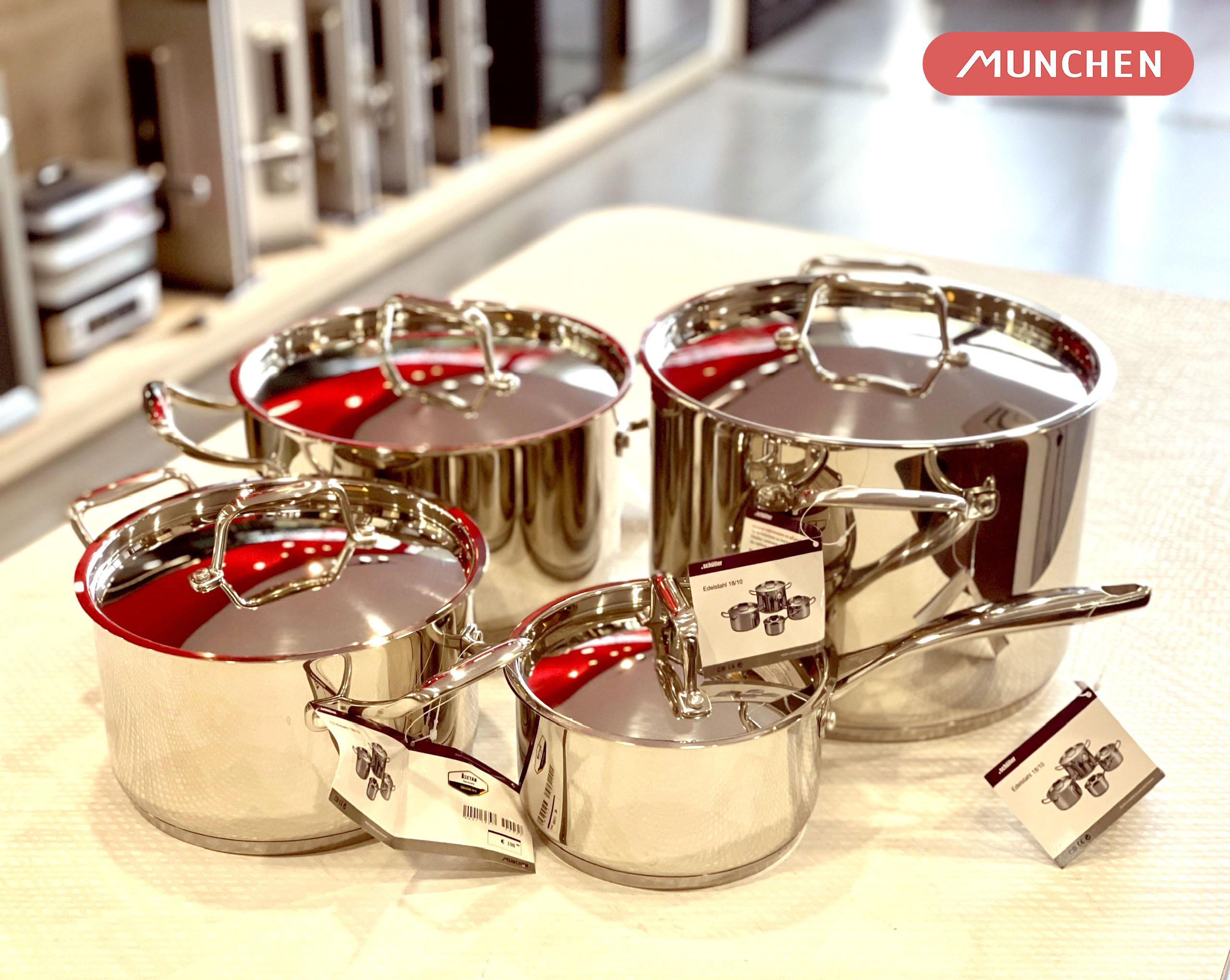Bộ nồi MUNCHEN MC - 002 (8 pcs Schuller Set)